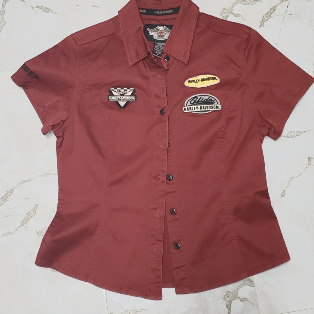 Ladies Harley Davidson button down shirt